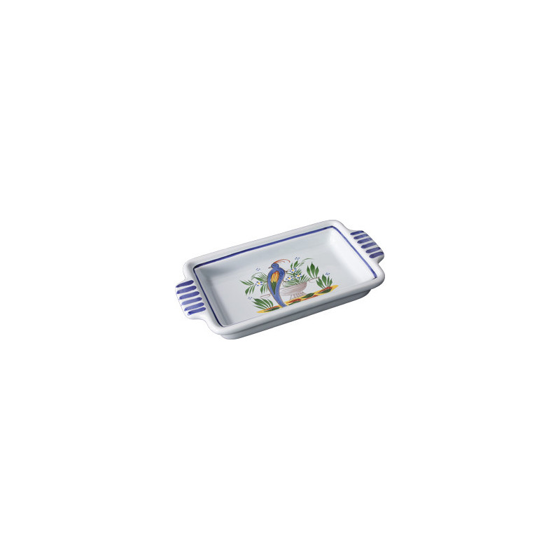 BEURRIER PLATEAU 19CM "JARDIN D'ETE"