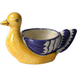 COQUETIER CANARD 11CM "FLEURI"
