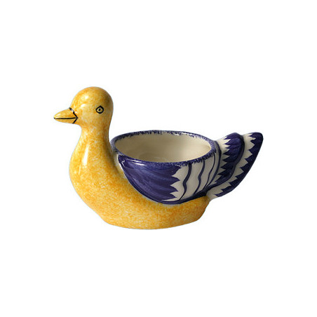 COQUETIER CANARD 11CM "FLEURI"