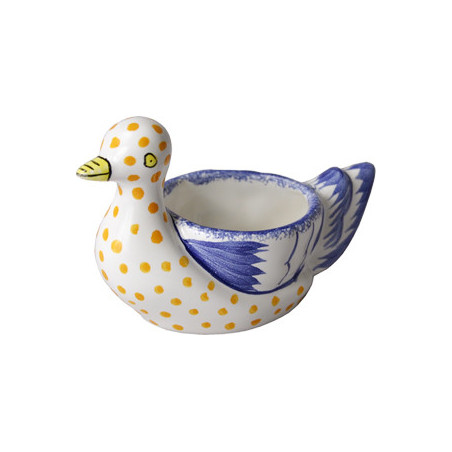COQUETIER CANARD 11CM "FLEURI ROYAL"