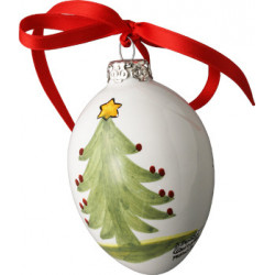BOULE DE NOEL 8CM "ESPRIT...