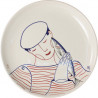 ASSIETTE PLATE 23CM "LE PECHEUR AU MAQUEREAU"