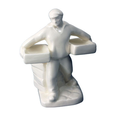 PECHEUR AU PANIER 17CM "BOUVIER" TRANSPARENT