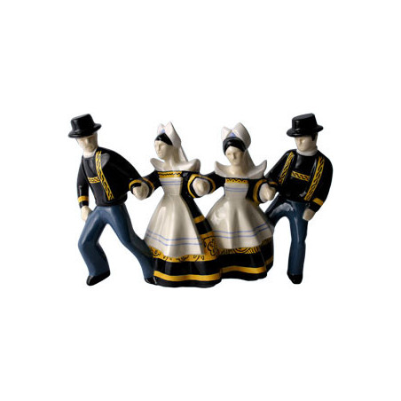 4 DANSEURS D'ELLIANT 14CM "MICHEAU VERNEZ"