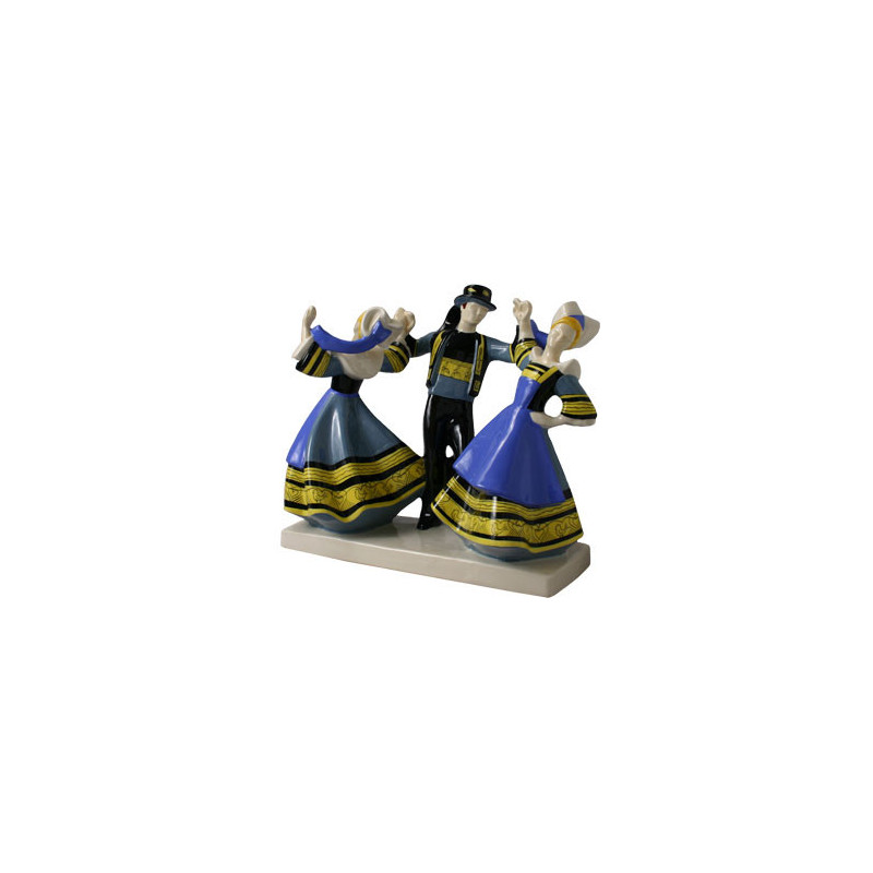 3 DANSEURS DE PONT-AVEN 34CM "MICHEAU VERNEZ"