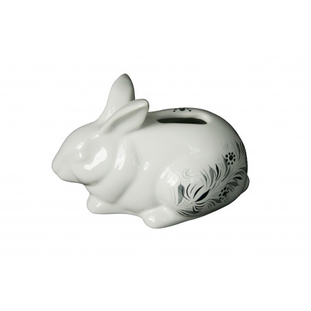 LAPIN TIRELIRE 16CM "GWENN HA DU"