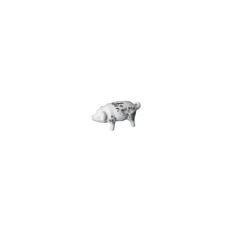 TIRELIRE COCHON 20CM "GWENN HA DU"