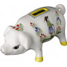 TIRELIRE COCHON 20CM "HENRIOT" HOMME