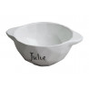 BOL FACETTES BLANC 12CM "M. PUNG" + INSCRIPTION