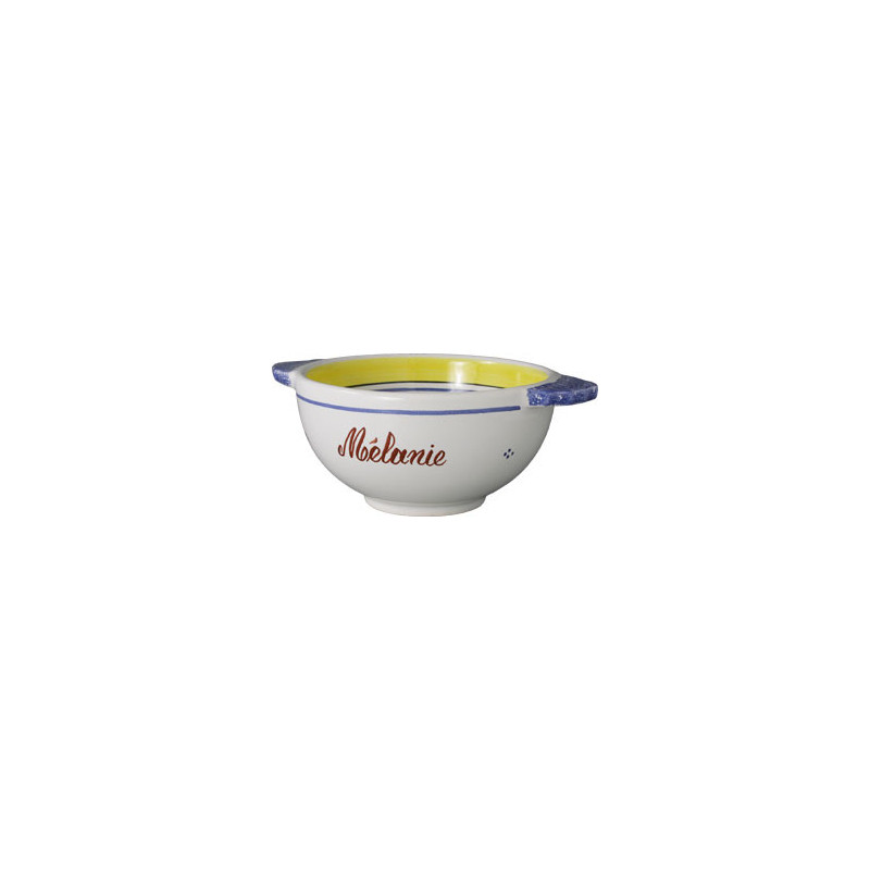 BOL A OREILLES 13CM "HENRIOT" FEMME + INSCRIPTION