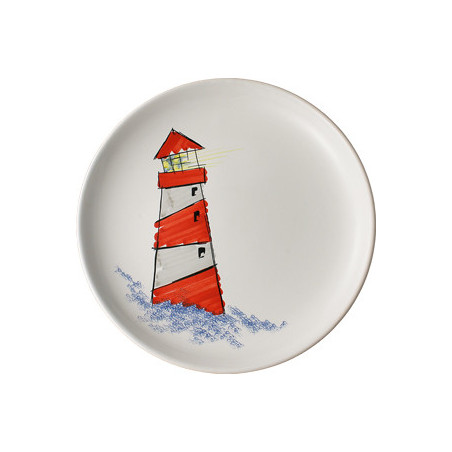 ASSIETTE PLATE 17CM "PHARE ANDOL"