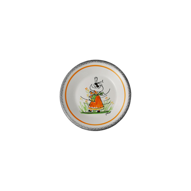 ASSIETTE DINETTE 12CM "FRED QUELLEC" FEMME