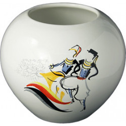 VASE BOULE 13CM "CELTIGRAPHIE"