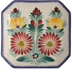 DESSOUS DE PLAT 22CM "FLEURI"