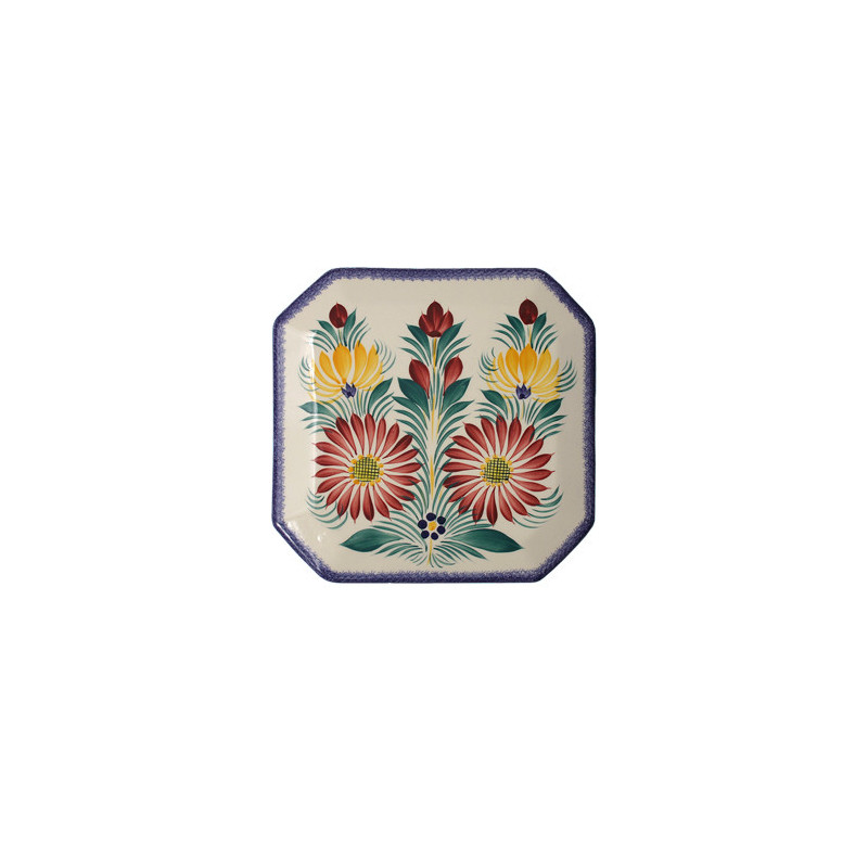 DESSOUS DE PLAT 22CM "FLEURI"