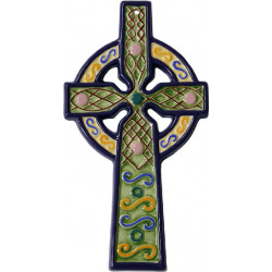 CROIX CELTIQUE 20CM VERT