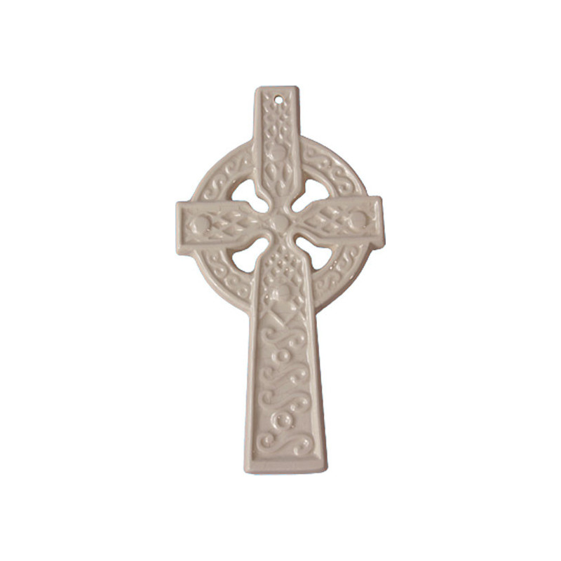 CROIX CELTIQUE 20CM "CRAQUELE"