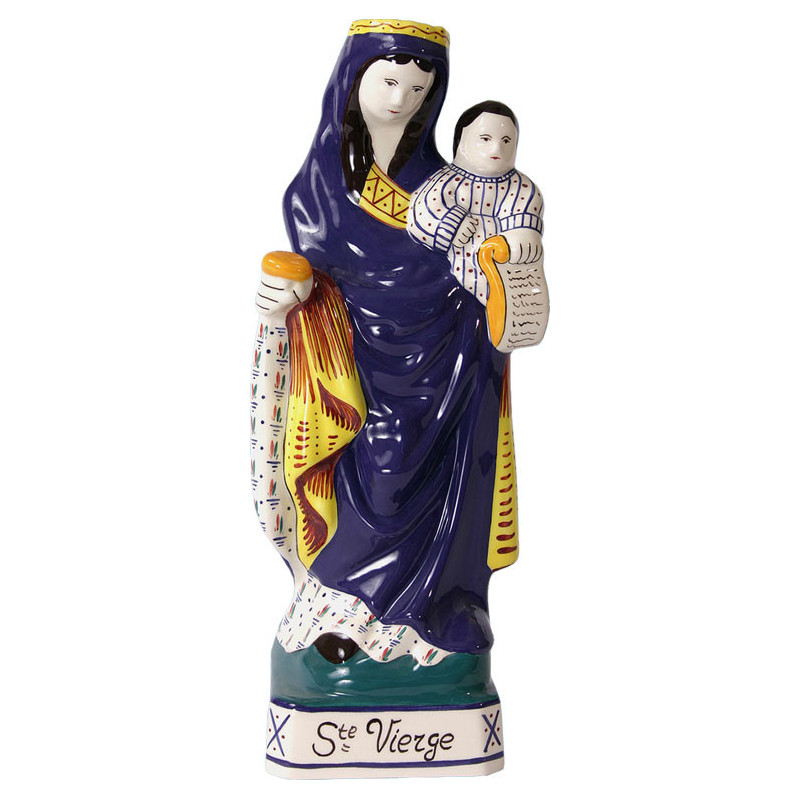 VIERGE 34CM "LE GALL" DECOREE