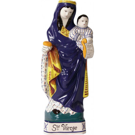 VIERGE 34CM "LE GALL" DECOREE