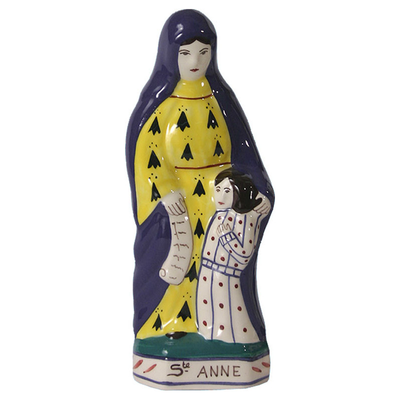 SAINTE ANNE 16CM ROBE JAUNE