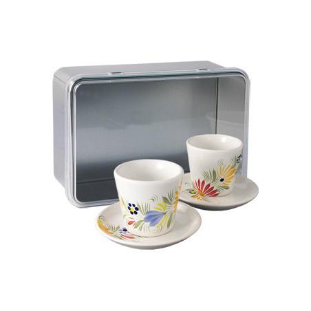 COFFRET DUO EXPRESSO 2x7.5CL "FLORAL"