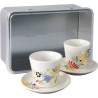 COFFRET DUO EXPRESSO 2x7.5CL "FLORAL"