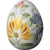 OEUF DECORATIF 10CM "FLEURI ROYAL"