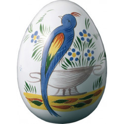 OEUF DECORATIF 10CM "JARDIN D'ETE"