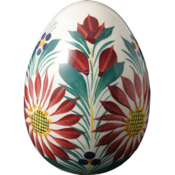 OEUF DECORATIF 10CM "FLEURI"