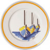 ASSIETTE DECORATIVE 25CM "ESCALE"