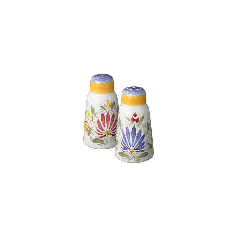 POIVRE & SEL 8CM "FLEURI ROYAL"