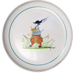 ASSIETTE PLATE 17CM "FRED...