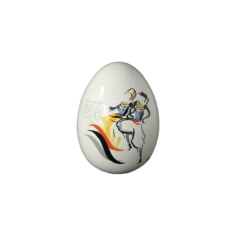 OEUF DECORATIF 10CM "CELTIGRAPHIE"