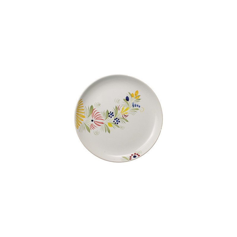 ASSIETTE PLATE 23CM "LA TOUCHE QUIMPER "