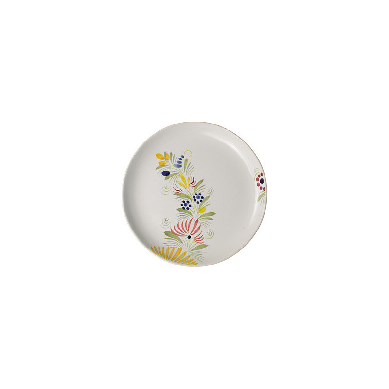 ASSIETTE PLATE 17CM "FLORAL"