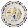 ASSIETTE PLATE 18CM "FLEURI ROYAL"