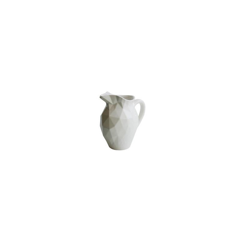 PICHET FACETTES 100CL "M. PUNG" BLANC