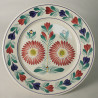 ASSIETTE PLATE 25CM "FLEURI"