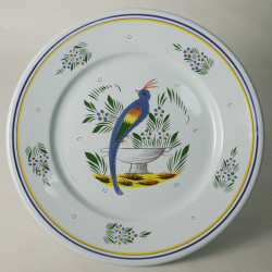 ASSIETTE PLATE 25CM "JARDIN...