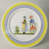 ASSIETTE PLATE 25CM "HENRIOT" FEMME