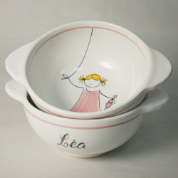 BOL A OREILLES 13CM "LEA" +...