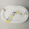 PLAT A BROCHETTES 37CM "FLORAL"