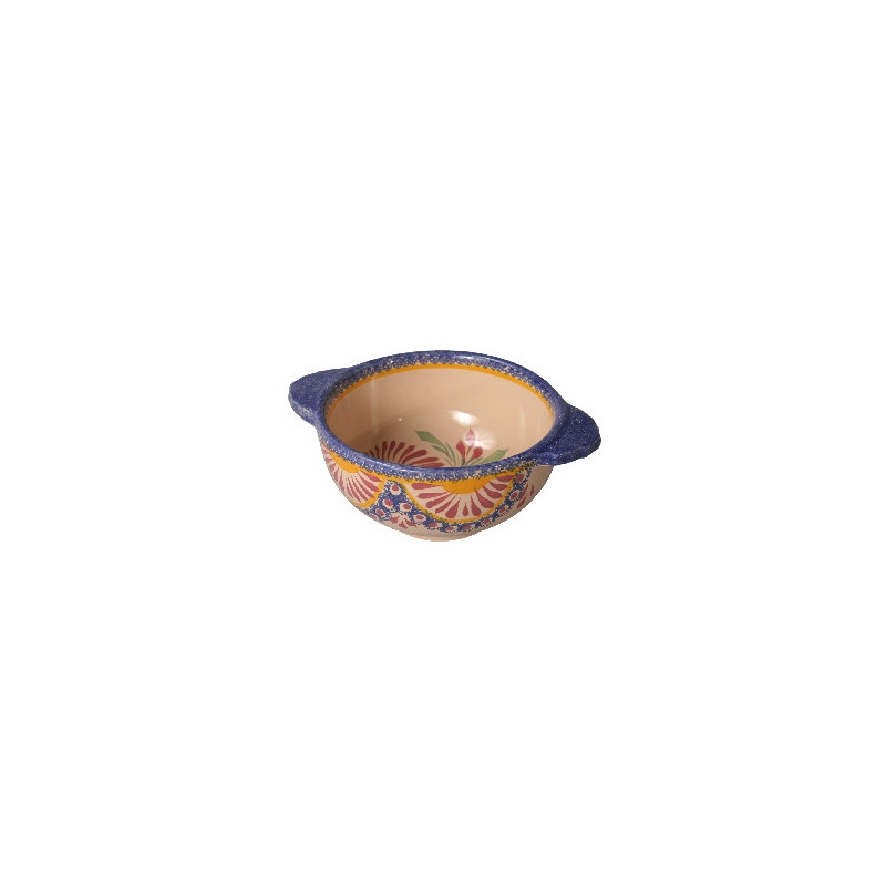 BOL A OREILLES 13CM "CORBEILLE ROSE"