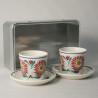 COFFRET DUO EXPRESSO 2x7.5CL "FLEURI"