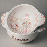 BOL A OREILLES 13CM "CAMAIEU ROSE" + INSCRIPTION