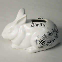 LAPIN TIRELIRE 16CM "GWENN...