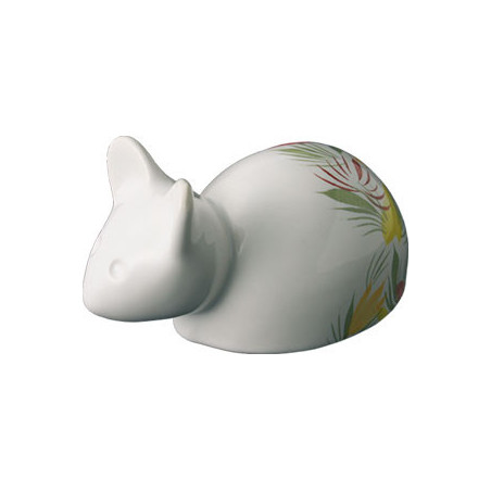 SOURIS DENTS DE LAIT 10CM "FLORAL"