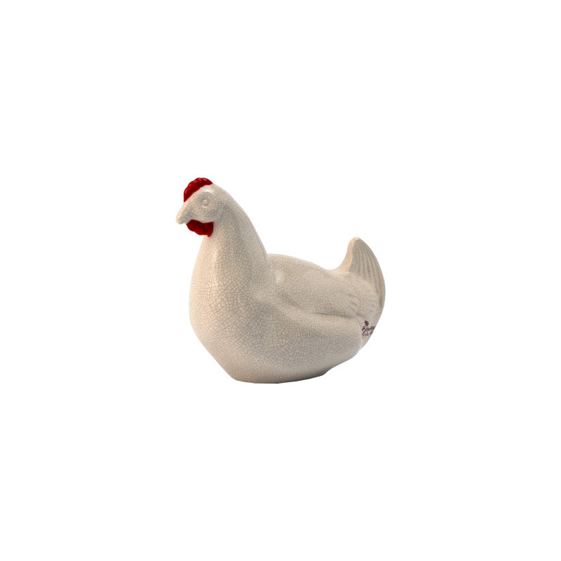 POULE 20CM "CRAQUELE"