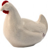 POULE 20CM "CRAQUELE"