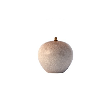 LAMPE BOULE SANS ABAT-JOUR 31CM "CRAQUELE"